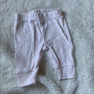 White & Pink leggings